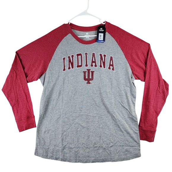 Colosseum Other - Indiana Hoosiers‎ NCAA Colosseum Tshirt Mens XXL Gray Red Collegiate Sportswear